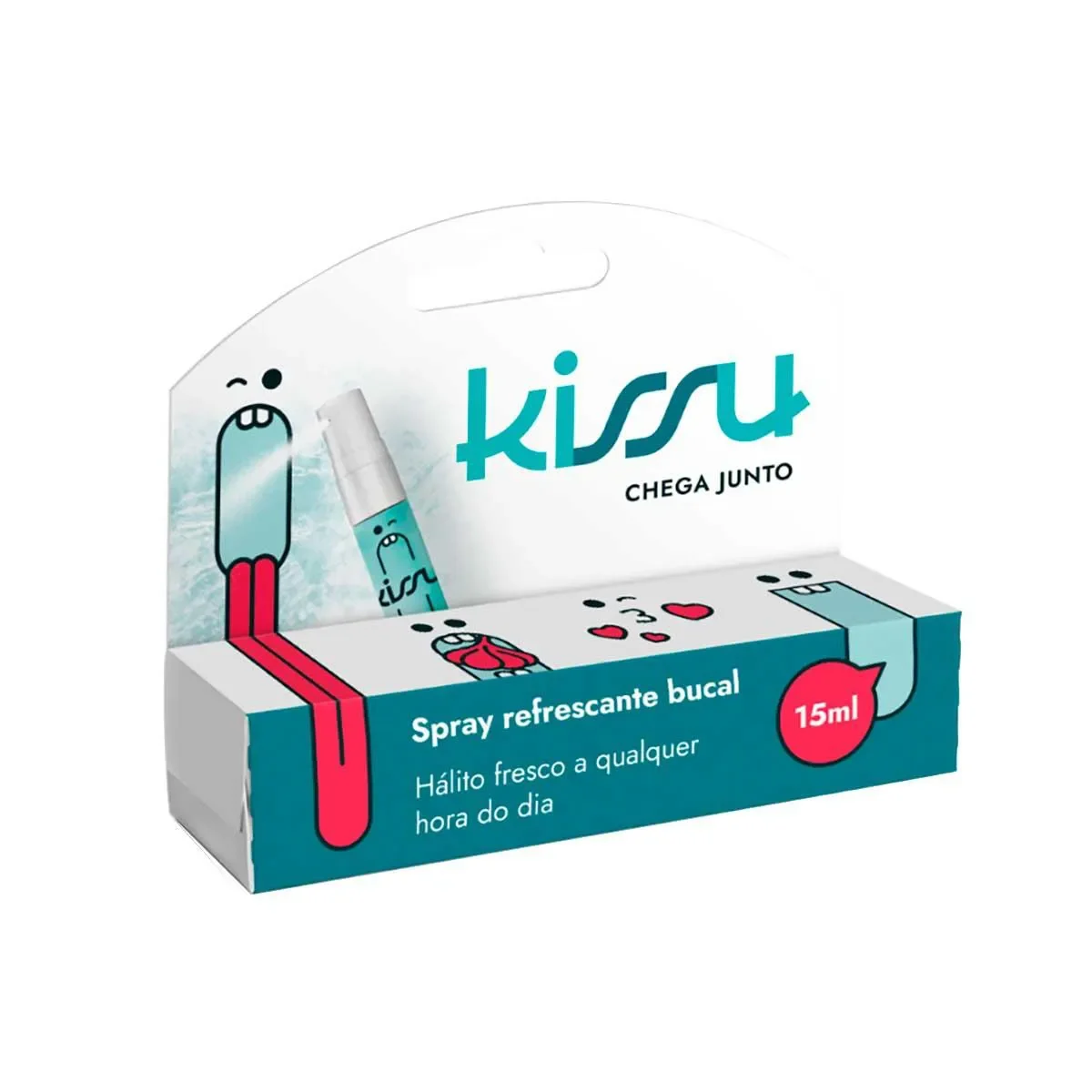 Spray Antisséptico Bucal Kissu 15ml - imagem 1