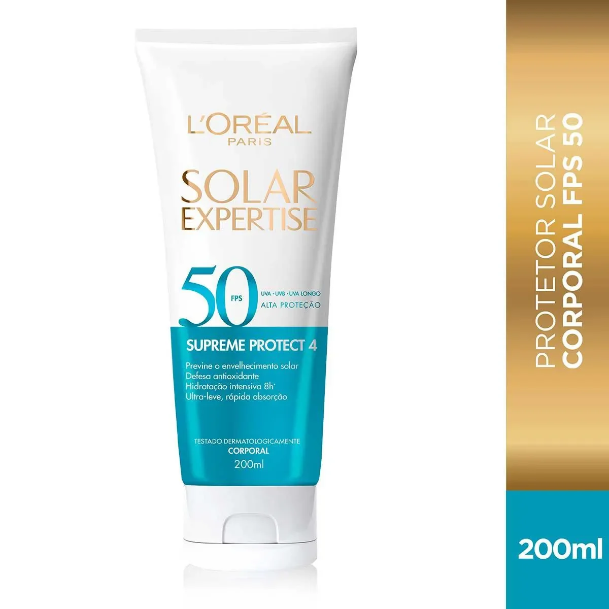 Protetor Solar Corporal FPS 50 L'Oreal Solar Expertise Supreme Proteção Solar Corporal 200ml - imagem 1