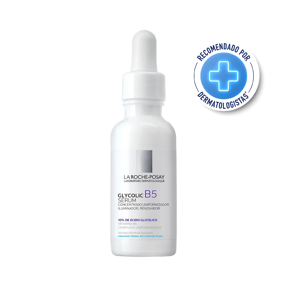 Sérum Facial Concentrado Uniformizador La Roche-Posay Glycolic B5 Ácido Glicólico e Vitamina B5 30ml - imagem 1