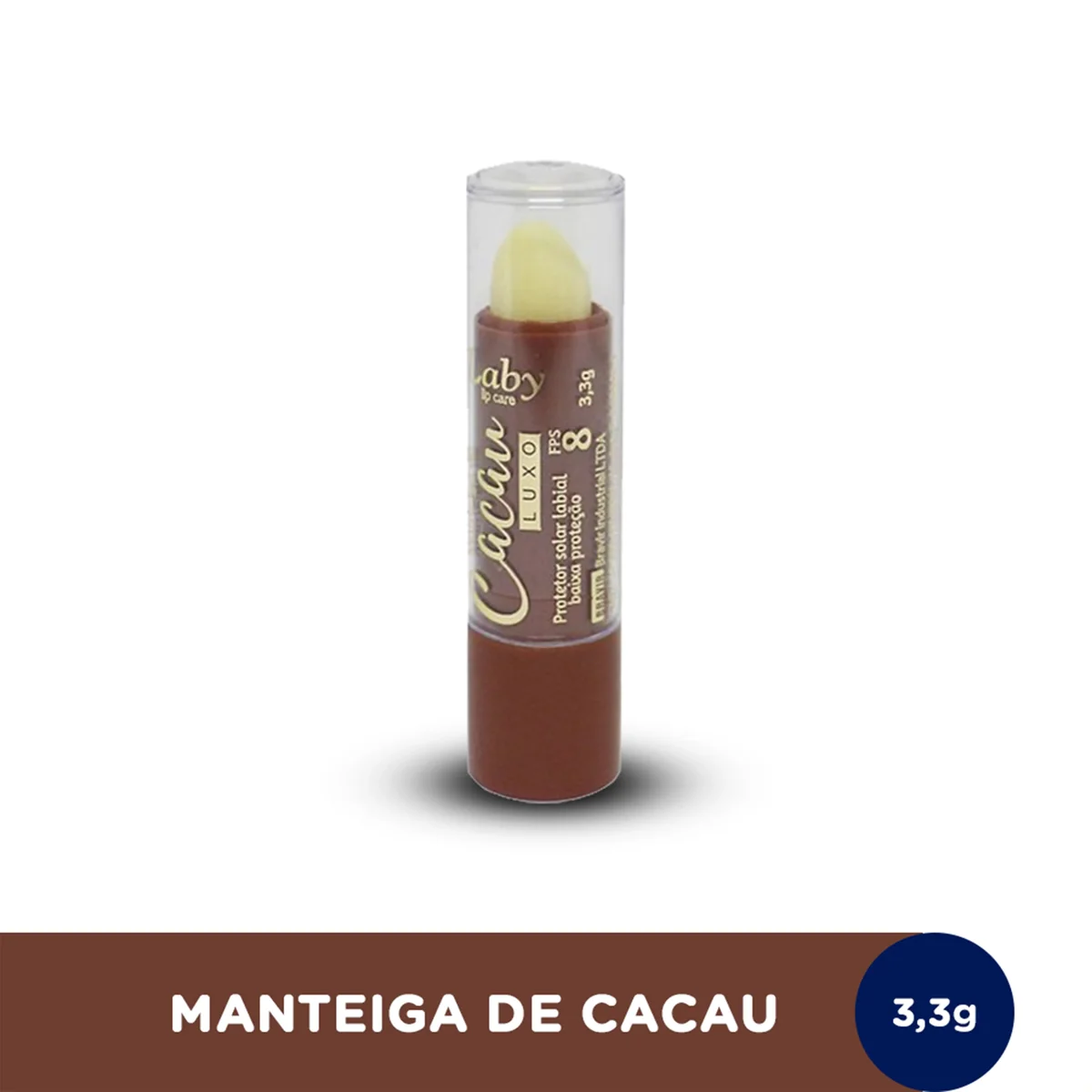Protetor Solar Labial Laby Lip Care Manteiga de Cacau Luxo FPS 8 3,3g - imagem 1