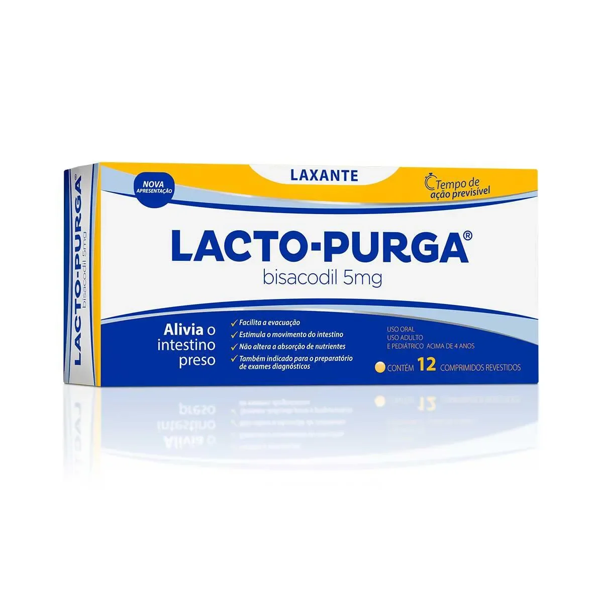 Lacto Purga 5mg 12 comprimidos - imagem 1
