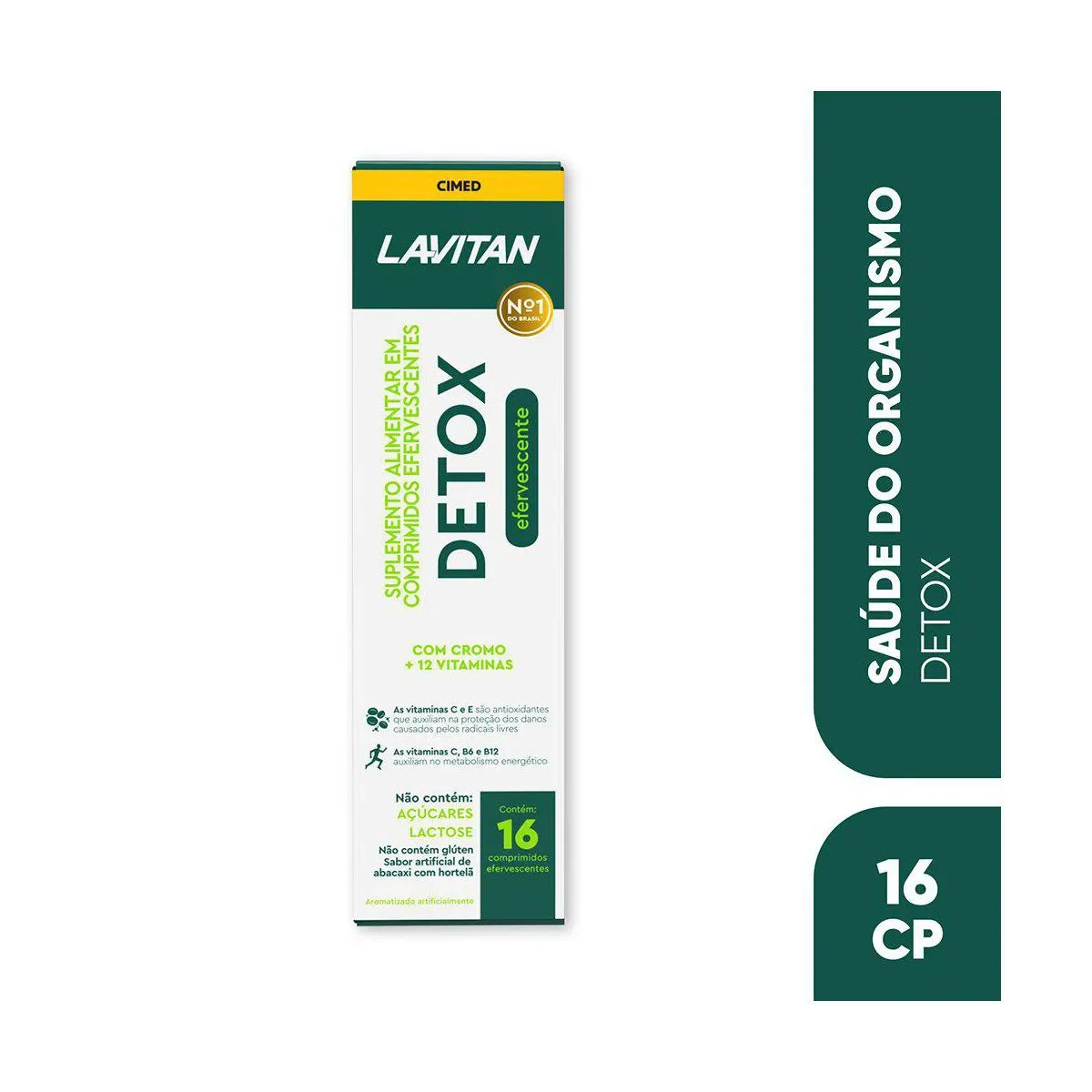 Suplemento Alimentar Lavitan Detox com 16 comprimidos - imagem 1