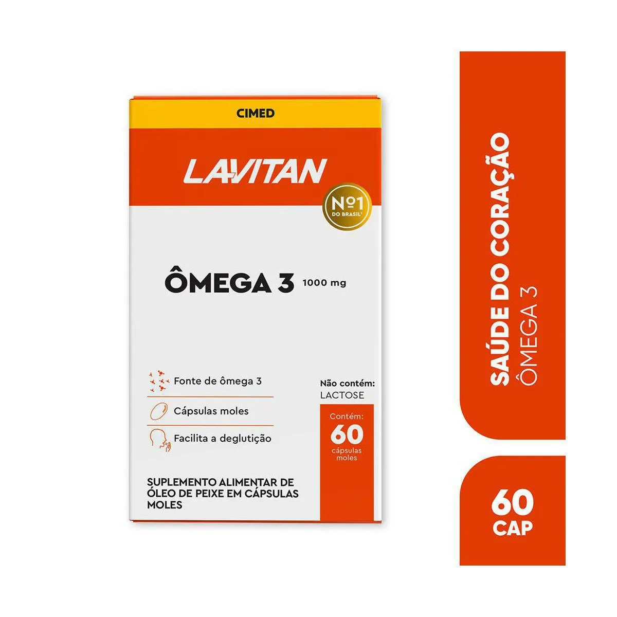 Lavitan Ômega 3 1000mg com 60 cápsulas - imagem 1