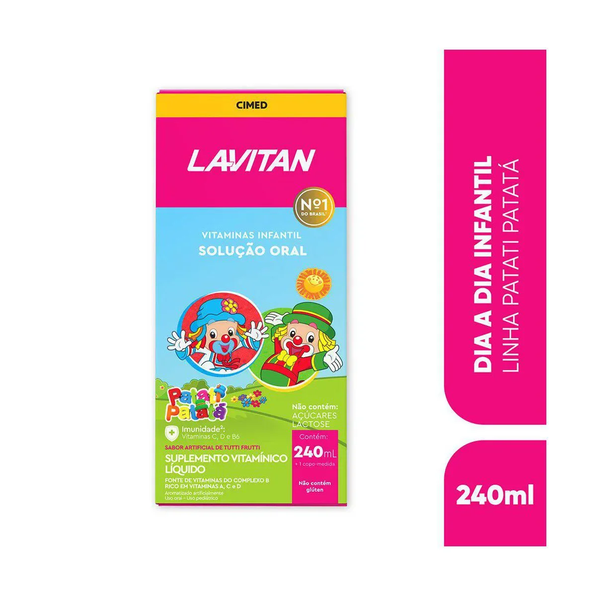 Polivitamínico Lavitan Infantil Tutti-Frutti 240ml - imagem 1