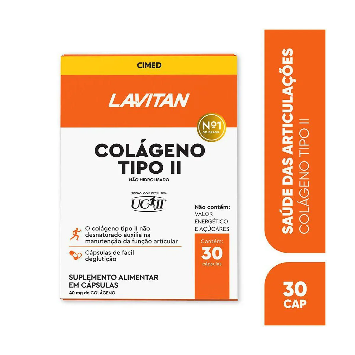 Lavitan Colágeno Tipo II com 30 cápsulas - imagem 1