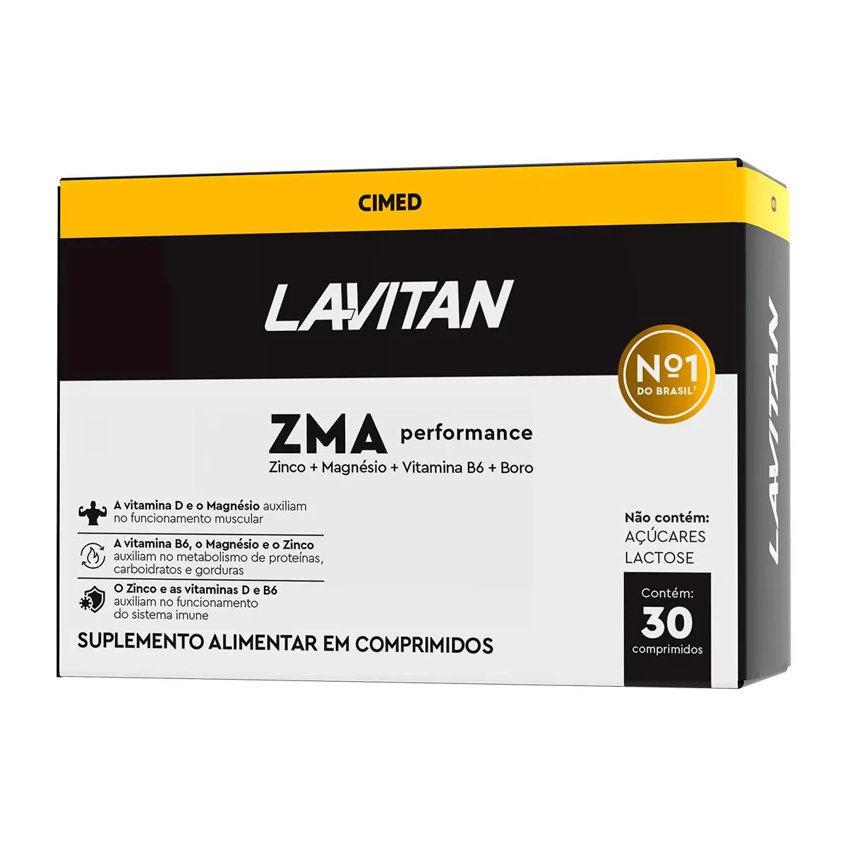 Polivitamínico Lavitan ZMA Performance 30 comprimidos - imagem 1