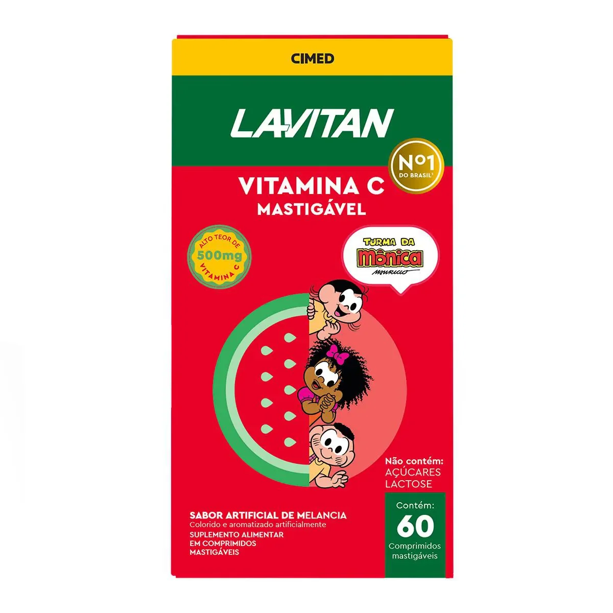 Vitamina C Mastigável Lavitan 60 Comprimidos - imagem 1