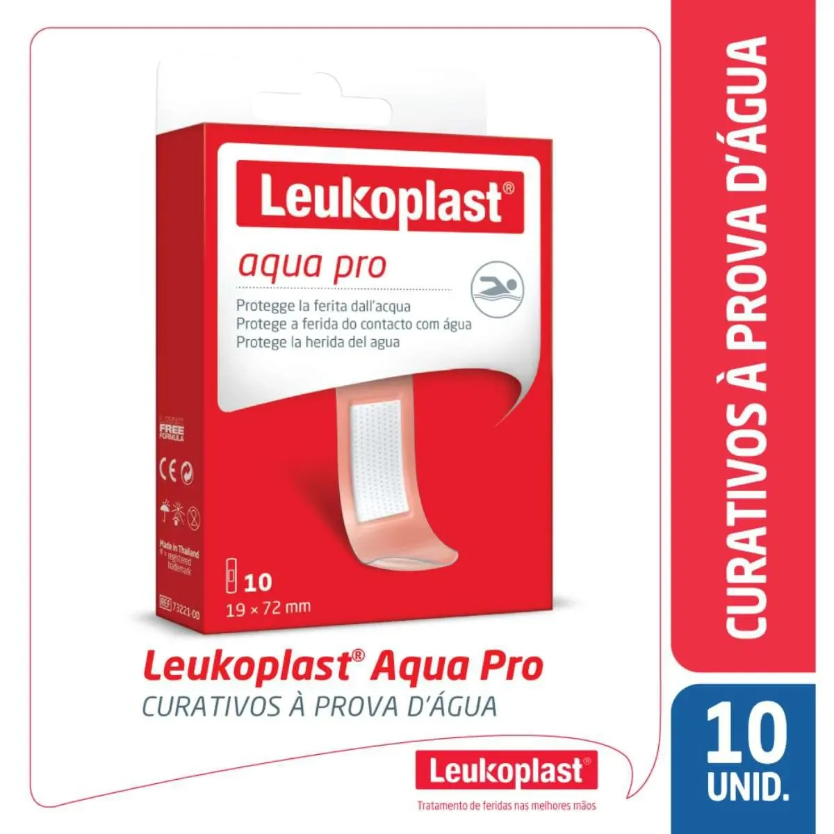 Curativo Leukoplast Aqua Pro Transparente com 10 unidades - imagem 1