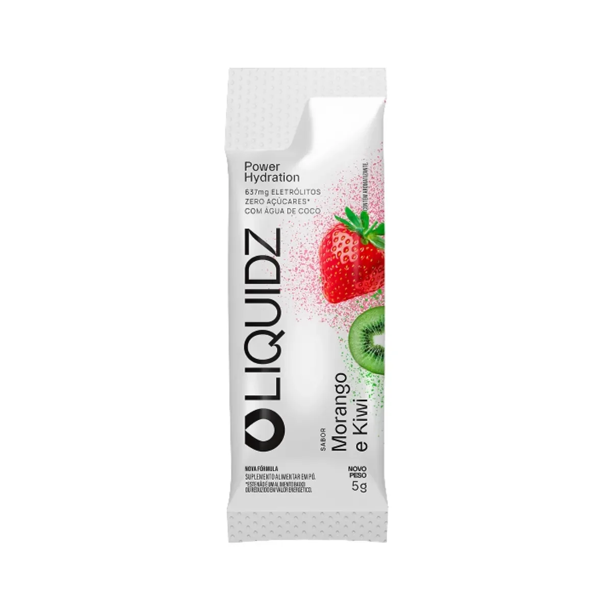 Suplemento Alimentar em Pó Liquidz Morango com Kiwi Sachê 5g - imagem 1