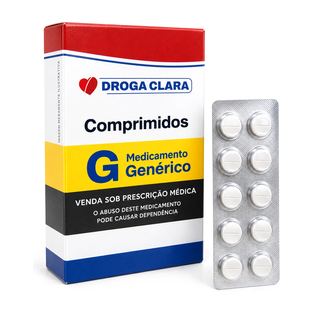 Lorazepam 2mg 20 comprimidos EMS Genérico - imagem 1