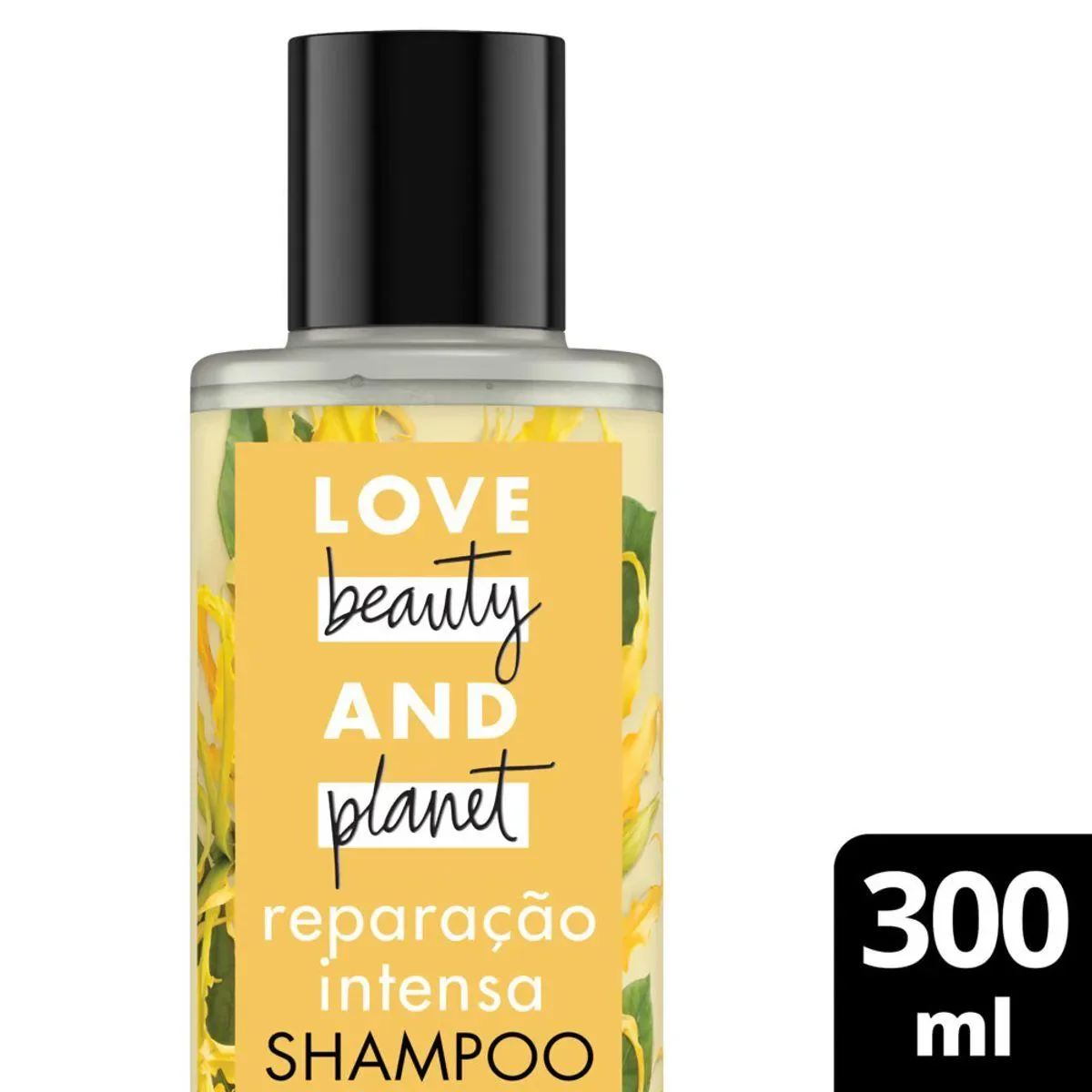 Shampoo Love, Beauty and Planet Reparação Intensa Óleo de Côco e Ylang Ylang 300ml - imagem 1
