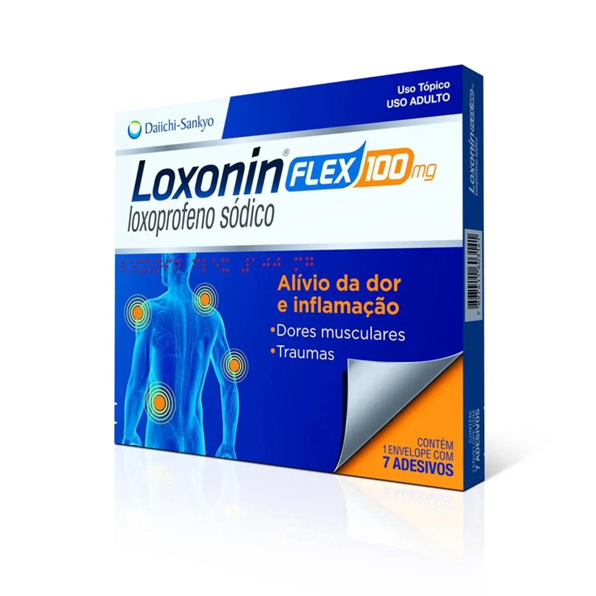Loxonin Flex 100mg 7 Adesivos - imagem 1
