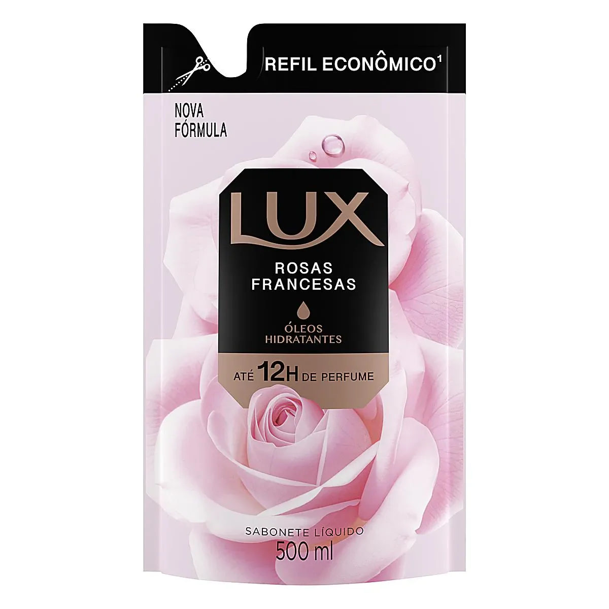 Refil Sabonete Líquido para Mãos Lux Botanicals Rosas Francesas 500ml - imagem 1