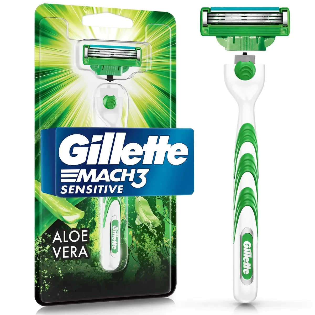 Aparelho de Barbear Gillette Mach3 Sensitive com 1 unidade - imagem 1