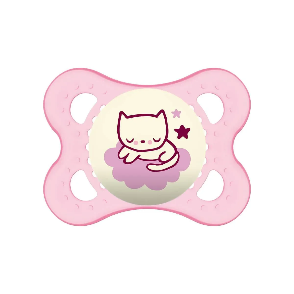 Chupeta MAM Original Night Tam 1 - 0 a 6 meses Rosa 1 Unidade - imagem 1