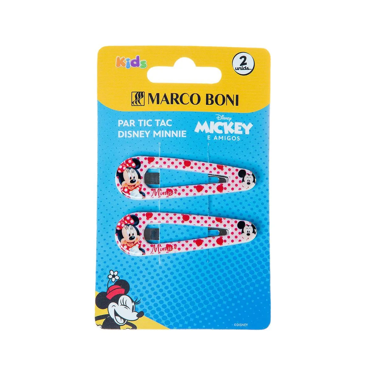 Kit Presilha Tic Tac Style Disney Minnie Marco Boni - 2 unidades - imagem 1