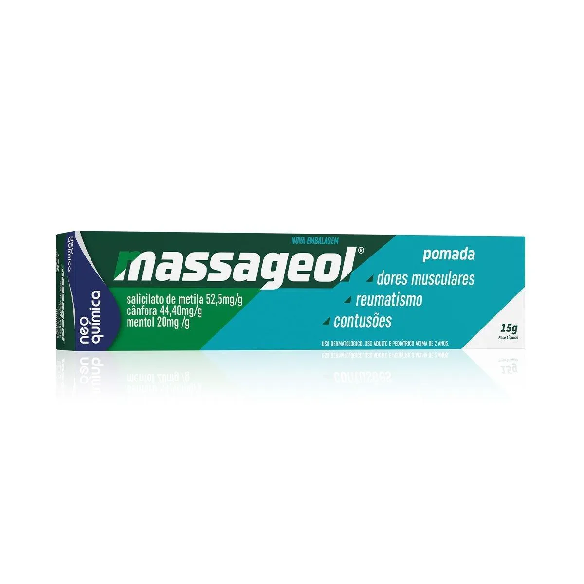 Massageol Pomada com - imagem 1