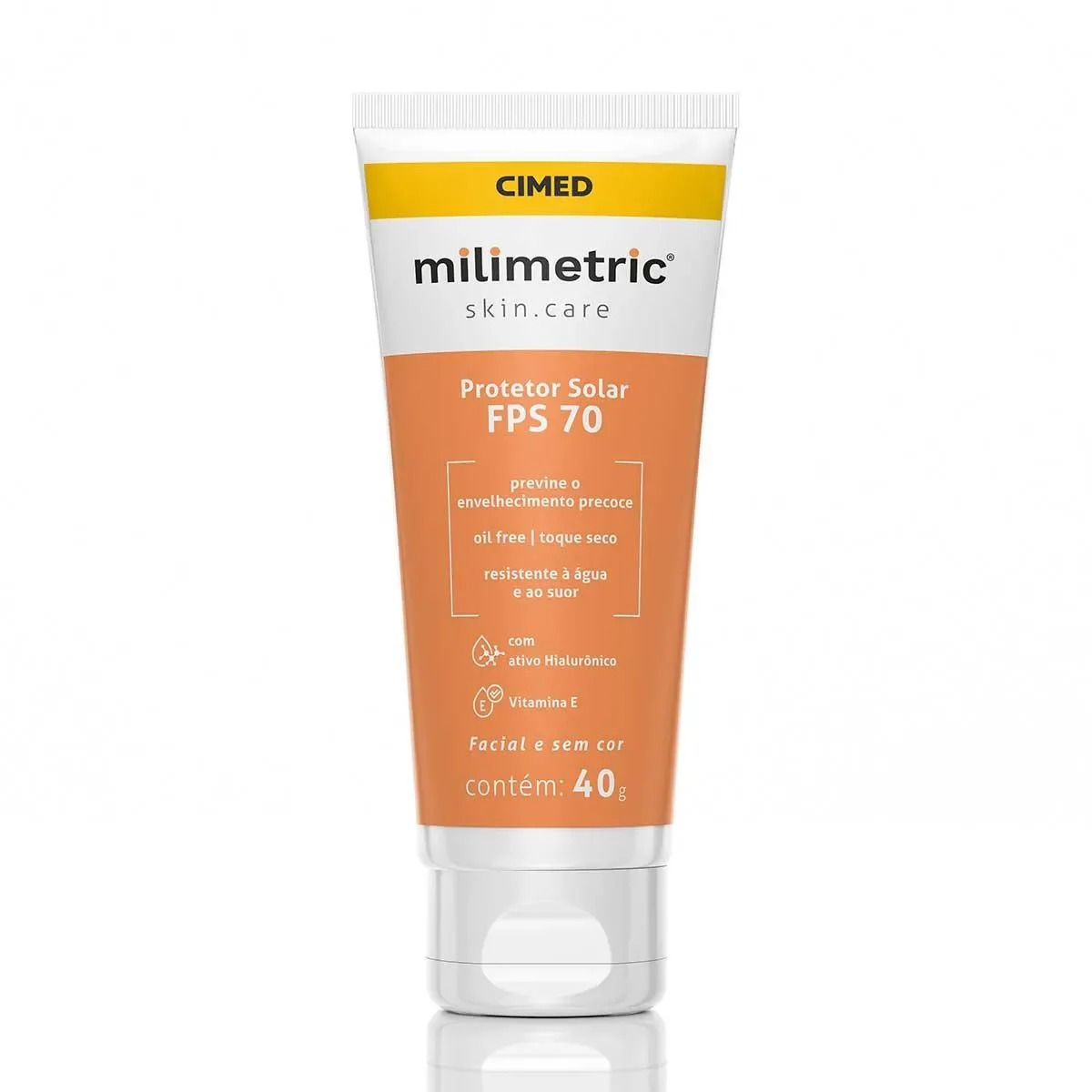 Protetor Solar Facial FPS 70 Milimetric Skin Care 40g - imagem 1