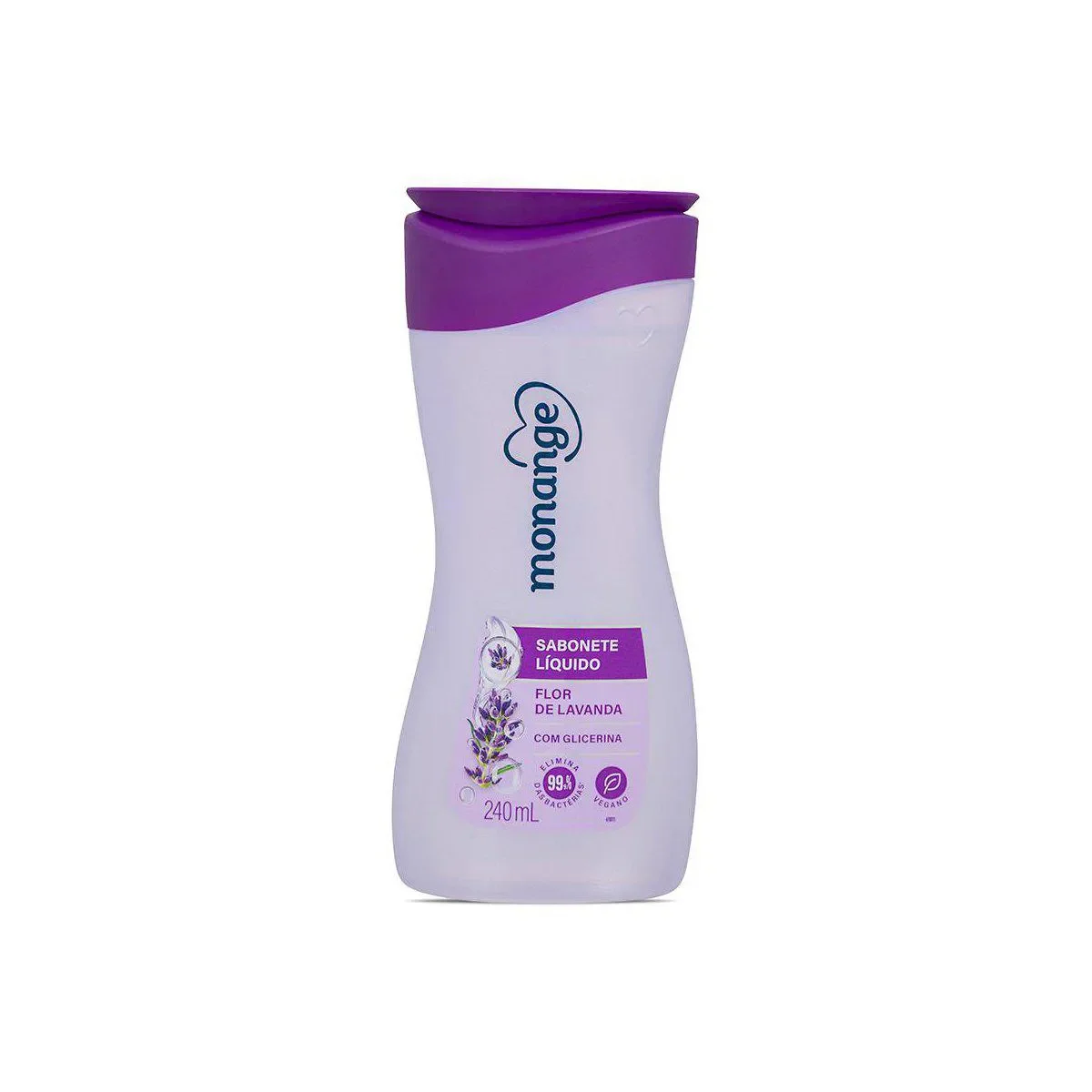 Sabonete Líquido Monange Flor de Lavanda com 240ml - imagem 1