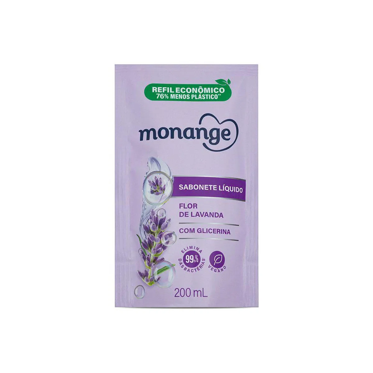Sabonete Líquido Monange Lavanda Refil 200ml - imagem 1