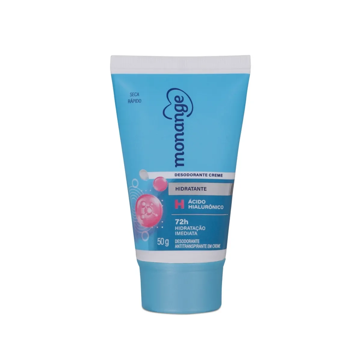 Desodorante Antitranspirante Creme Monange Hidratante Feminino 72h 50g - imagem 1