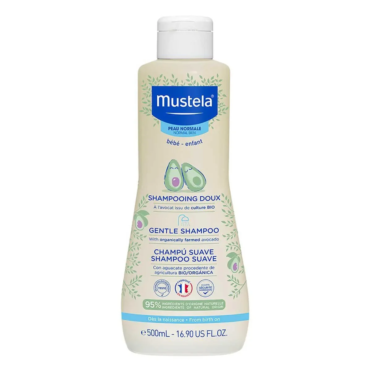 Shampoo Infantil Mustela Bebê com 500ml - imagem 1