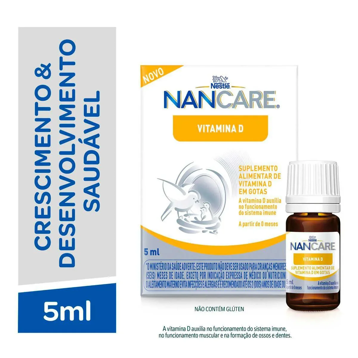 Vitamina D Nancare Gotas 5ml - imagem 1