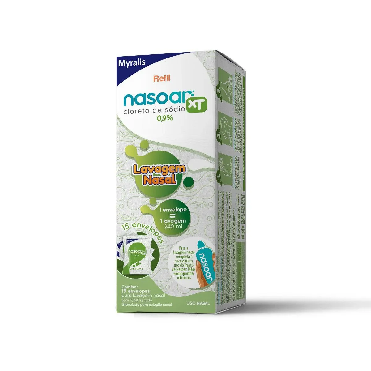 Refil Nasoar XT 0,9% 15 Envelopes - imagem 1