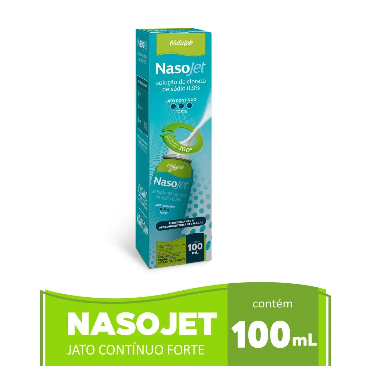 Nasojet 9mg Descongestionante Gotas 100ml - imagem 1