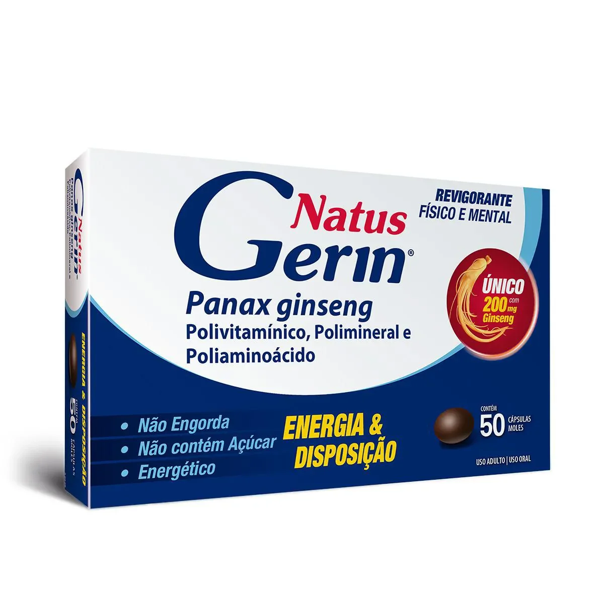 Polivitamínico Natus Gerin 50 cápsulas - imagem 1