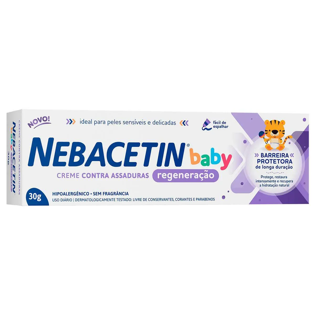 Creme para Assaduras Nebacetin Baby Regeneração - imagem 1