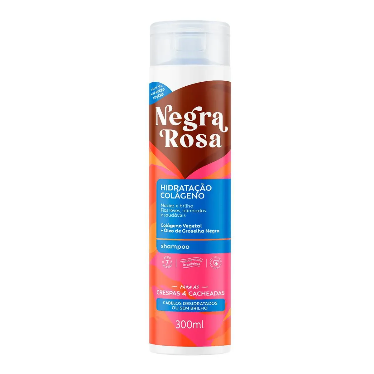 Shampoo Hidratação Negra Rosa 300ml - imagem 1