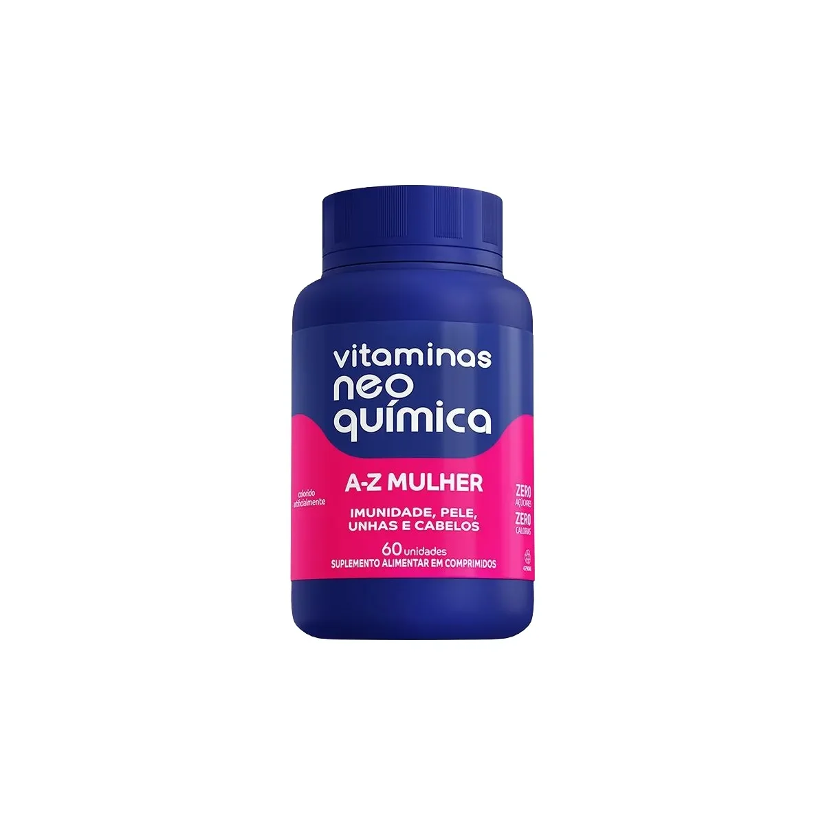 Polivitamínico Neo Química Mulher Saúde da Pele, Unhas e Cabelos 60 comprimidos - imagem 1