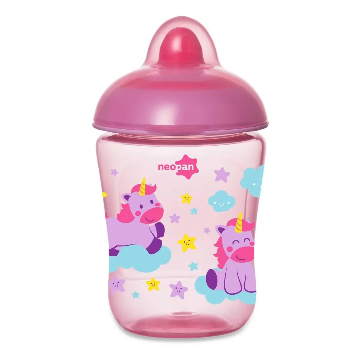Copo de Transição Neopan Rosa de 250ml com 1 unidade - imagem 1