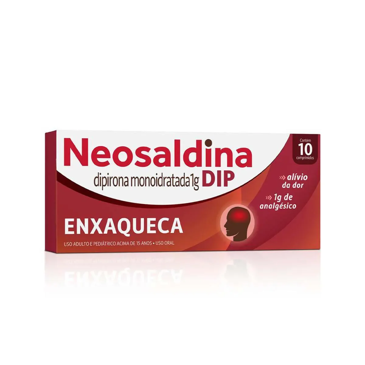 Neosaldina DIP Dipirona 1g 10 comprimidos - imagem 1