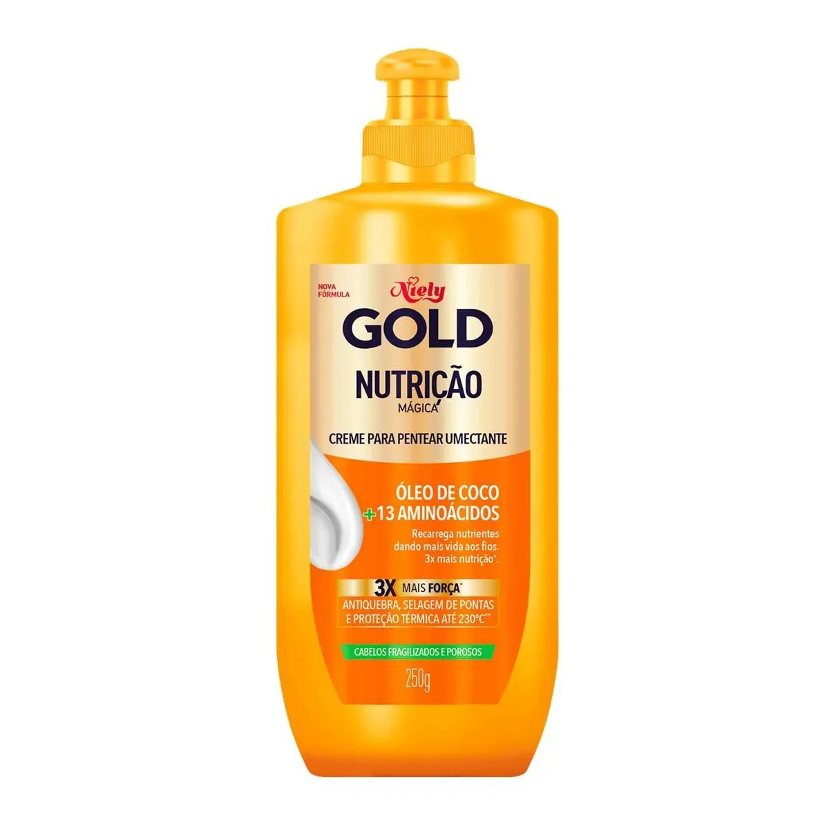 Creme de Pentear Niely Gold Nutrição Mágica 250g - imagem 1