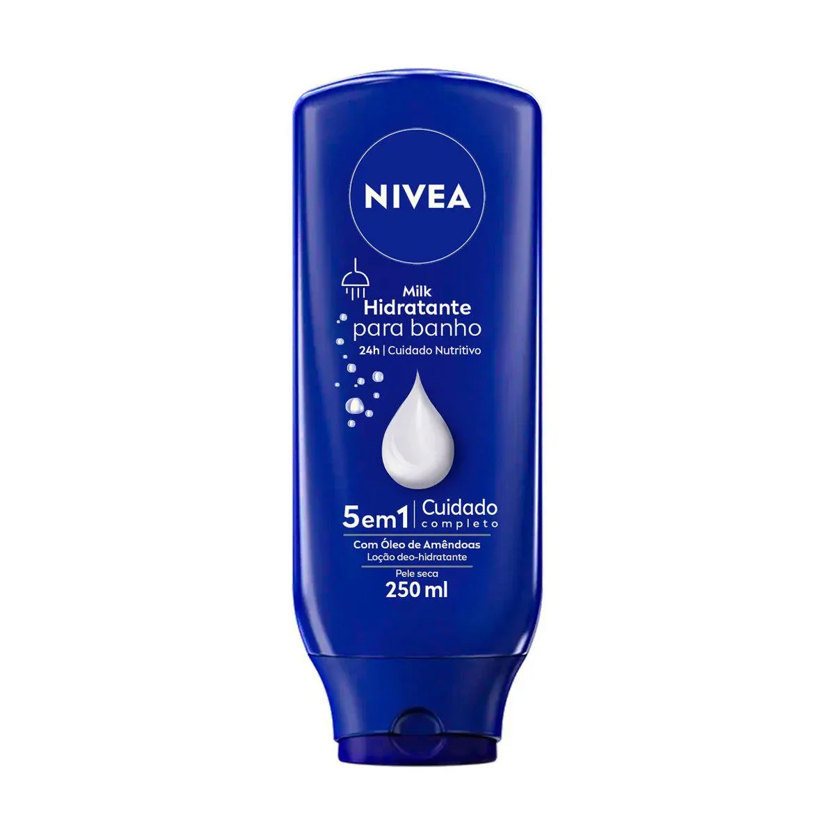 Hidratante Desodorante para Banho Nivea Milk com 250ml - imagem 1