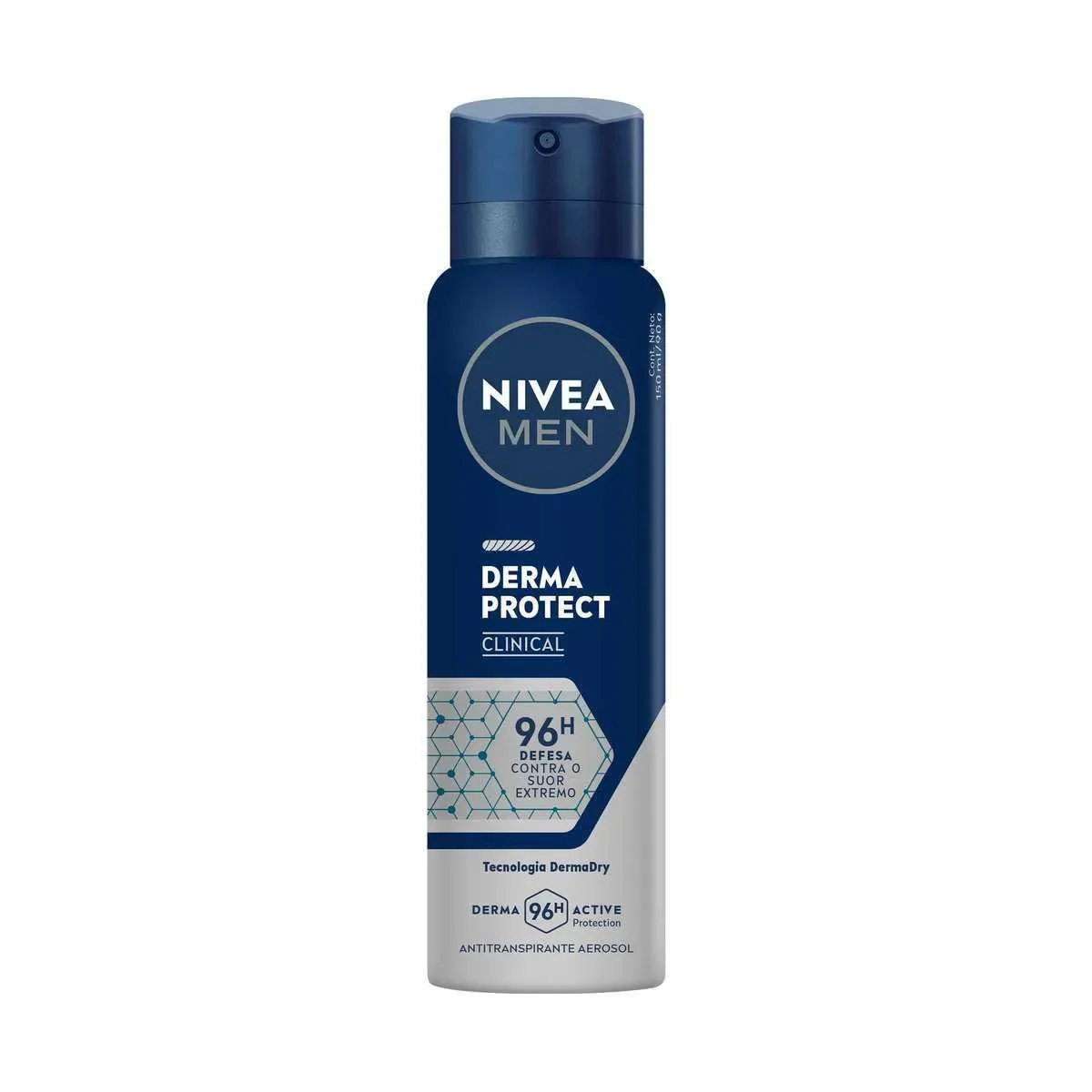 Desodorante Antitranspirante Aerosol Nivea Men Clinical Derma Protect 96h 150ml - imagem 1