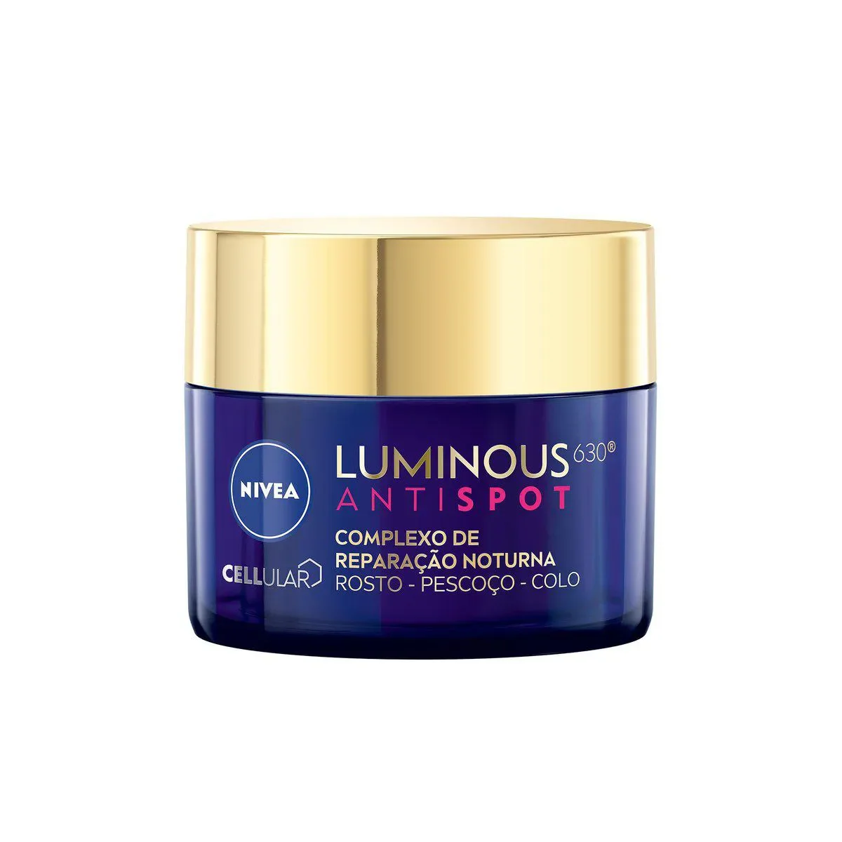 Hidratante Facial Nivea Luminous 630 Antispot Complexo de Reparação Noturna 50g - imagem 1