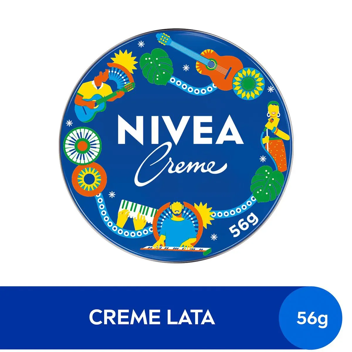 Creme Hidratante Nivea Lata Ritmos Brasileiros 56g - imagem 1