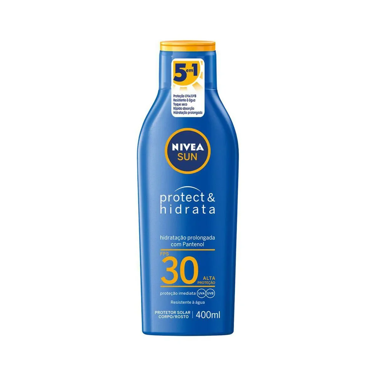 Protetor Solar Facial e Corporal Nivea Sun Protect & Hidrata 400ml - imagem 1