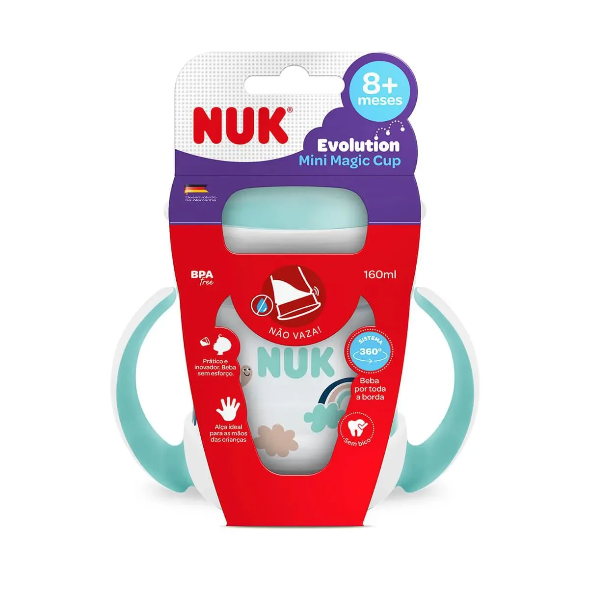 Copo NUK Evolution Mini Magic Cup 160ml - imagem 1