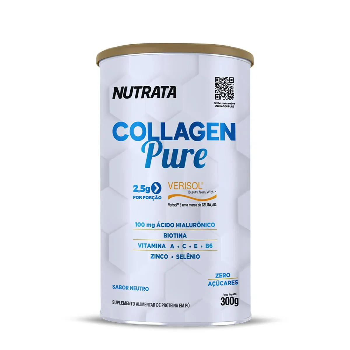 Polivitamínico Nutrata Collagen Pure 300g - imagem 1