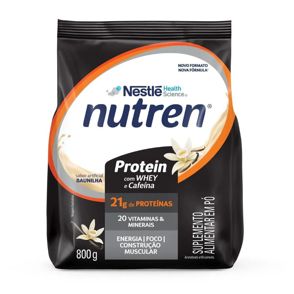 Suplemento Alimentar Nutren Protein Baunilha 800g - imagem 1