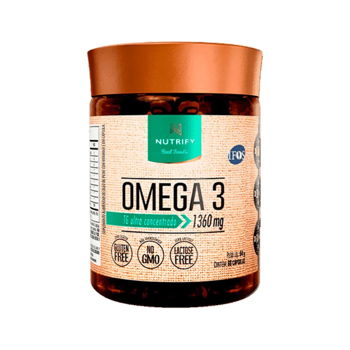 Ômega 3 Nutrify 60 cápsulas - imagem 1