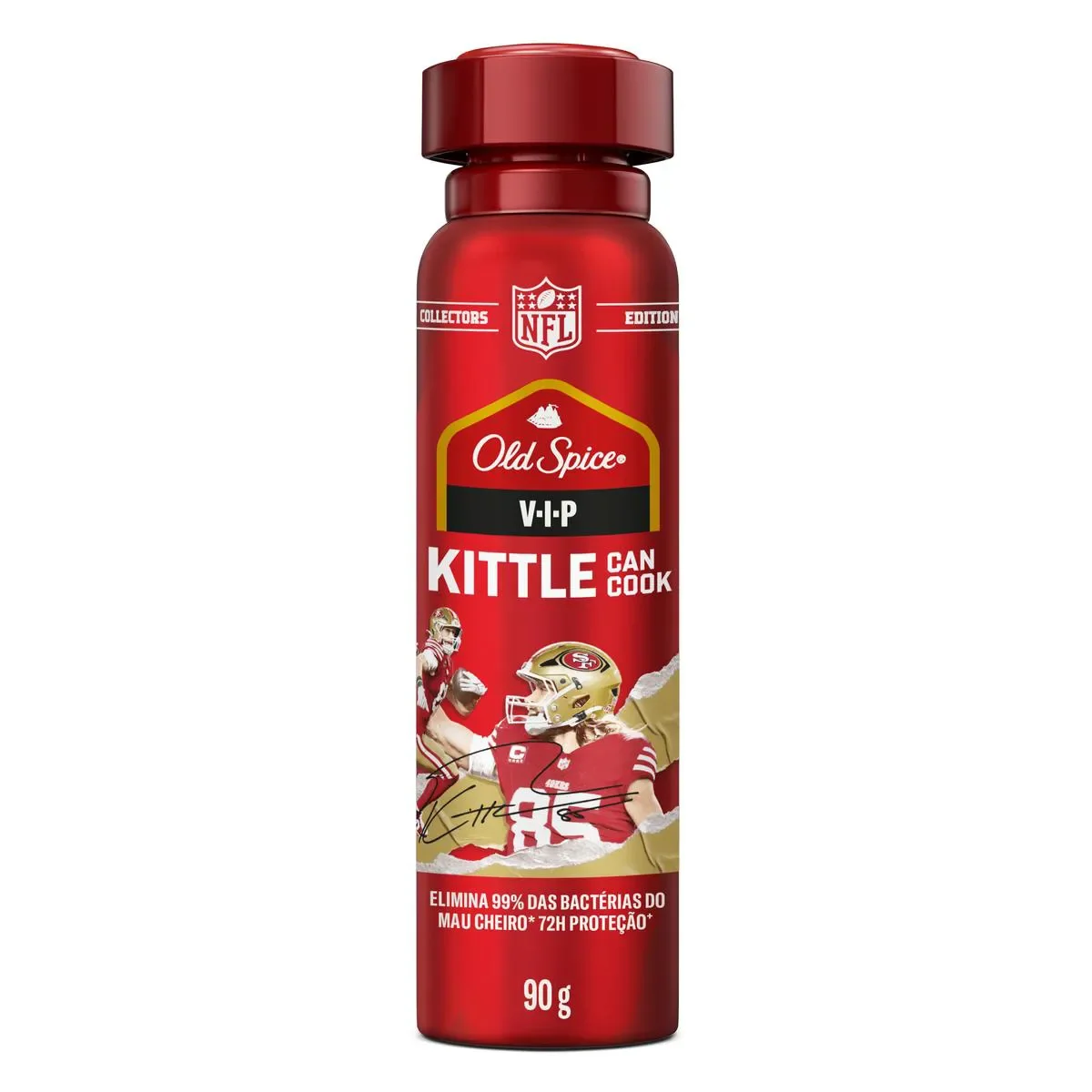 Desodorante Antitranspirante Aerosol Spray Old Spice V-I-P Kittle Can Cook Masculino 72h 150ml - imagem 1