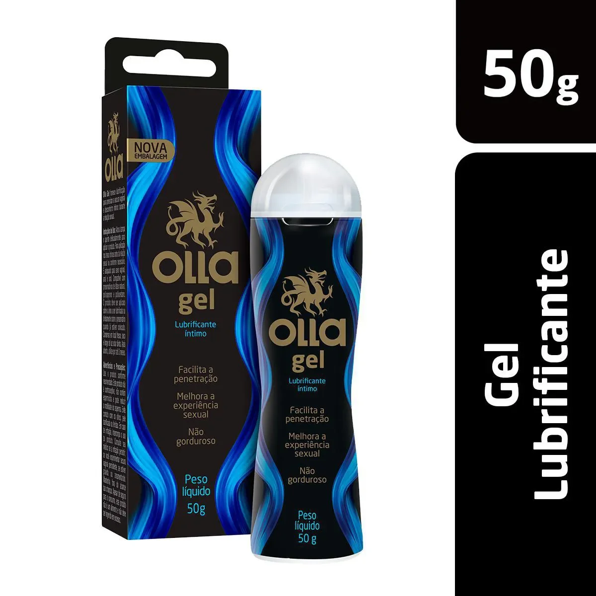 Gel Lubrificante Íntimo Olla com 50g - imagem 1