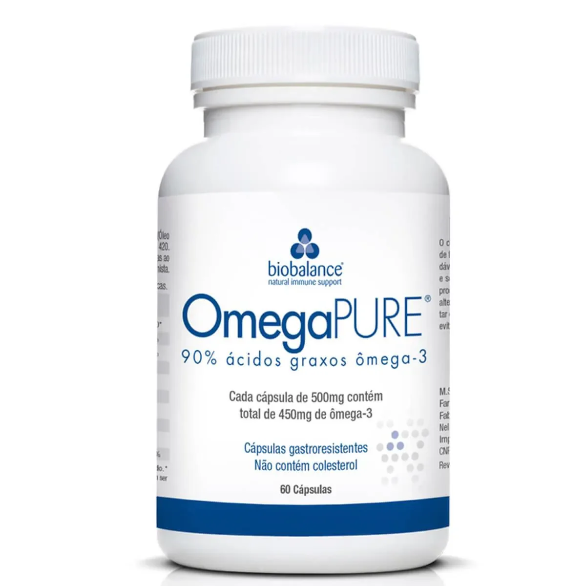 Ômega 3 Biobalance OmegaPure 450mg 60 cápsulas - imagem 1