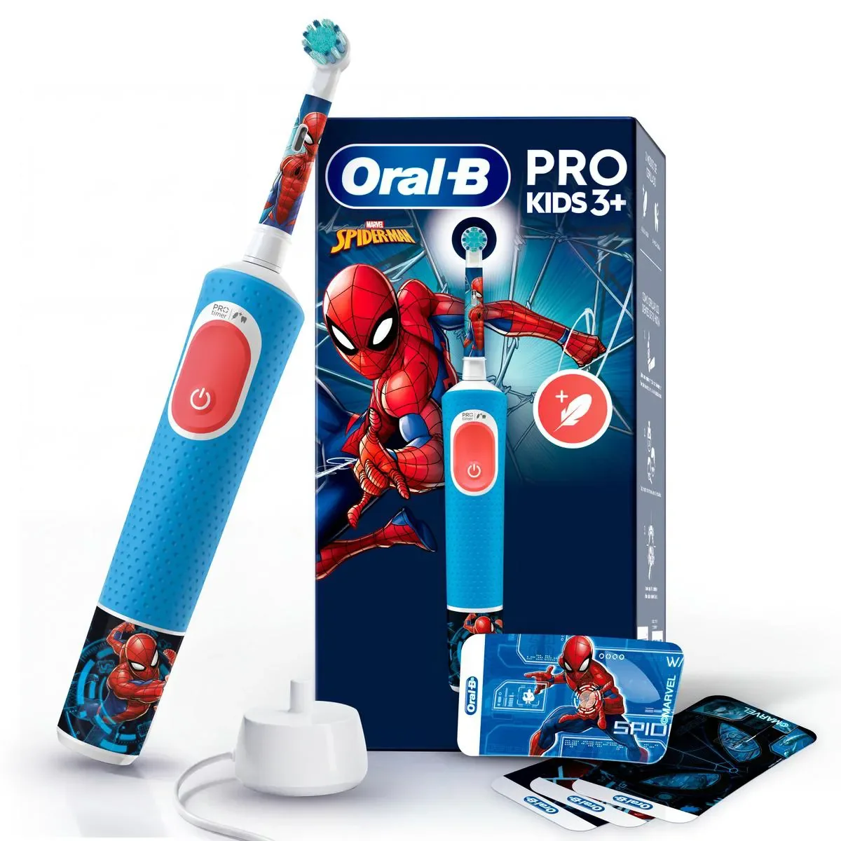 Escova de Dente Elétrica Infantil Oral-B Marvel Homem-Aranha - imagem 1