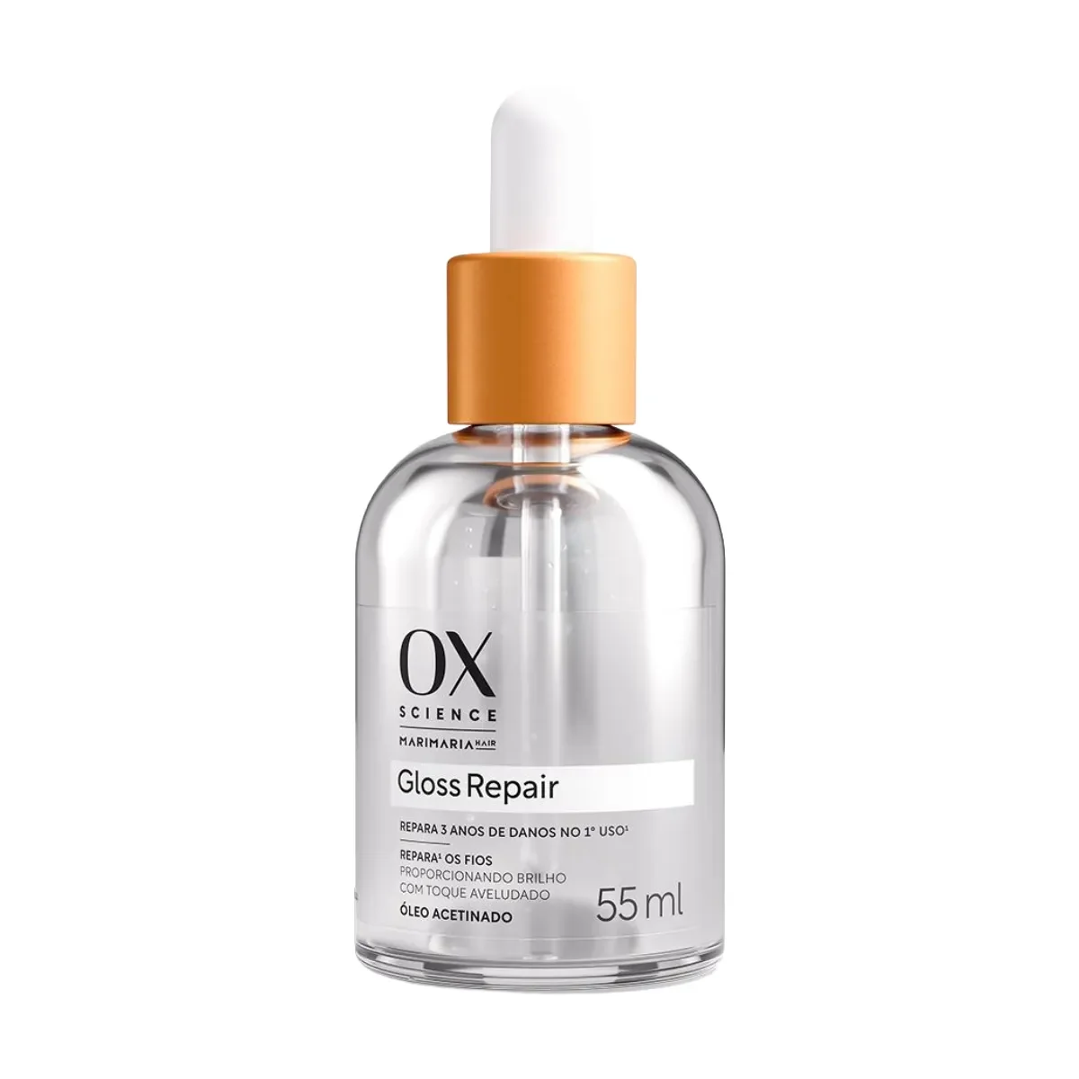 Óleo Acetinado Finalizador OX Science Mari Maria Gloss Repair 55ml - imagem 1